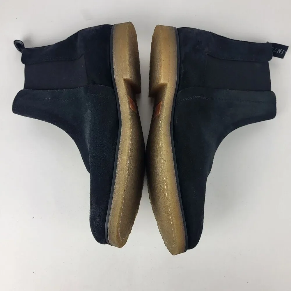 Allsaints Chelsea Boots Slip On Suede Leather